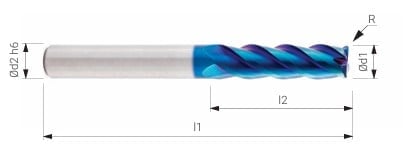 65 Hrc Radüslü Freze