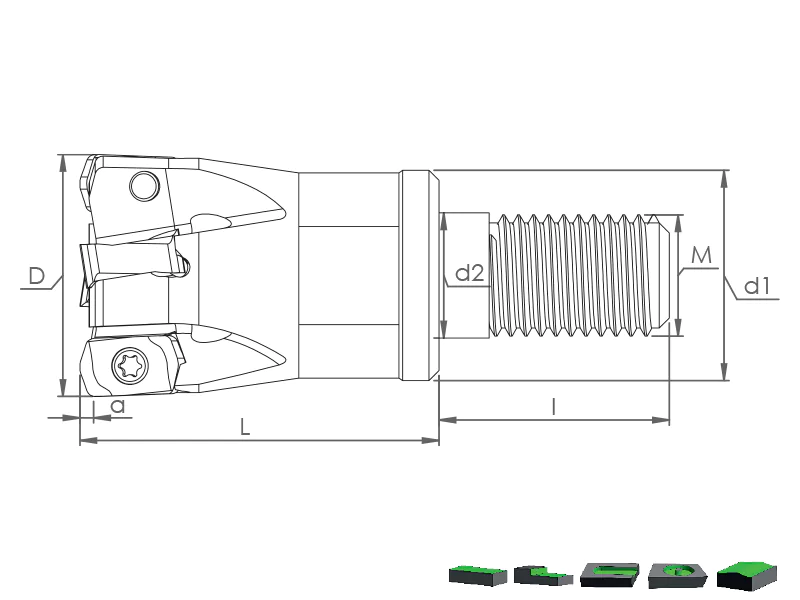 High Feed Modüler Taramalar - MHT BNGX 10T3..