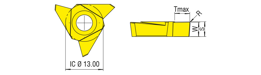 POLYGON FREZELEME UÇLARI - T12