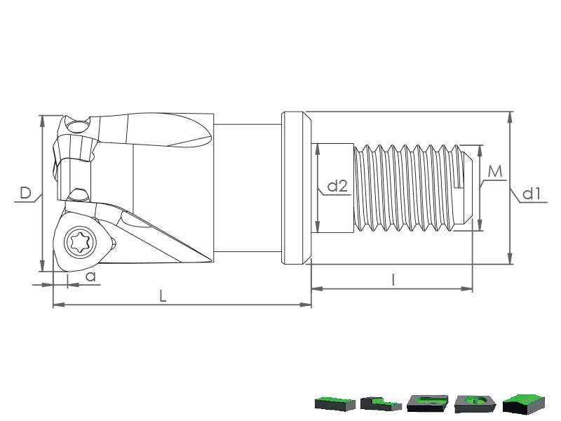 High Feed Modüler Taramalar - MHT SDKX 0904