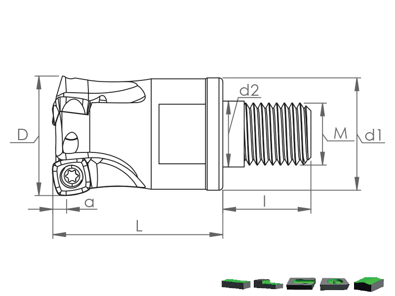 High Feed Tarama Kafaları - MHT XPLX 0603.. XDLT 09T3..