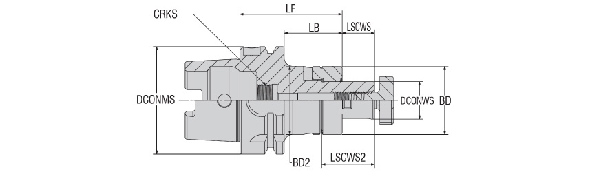 ISO 12164-1 / HSK Veldon Şaftlı Takım Tutucu | AKKO AHSKA32