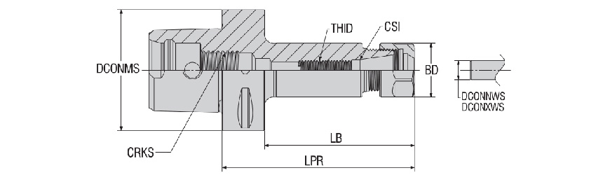 ISO 26623-1 / Polygon Shank Kombine Yüzey Freze Tutucu | AKKO AC5