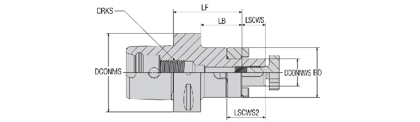 ISO 26623-1 / POLYGON ŞAFTLI KOMBİNE YÜZEY FREZE TUTUCULAR - AC-FMC