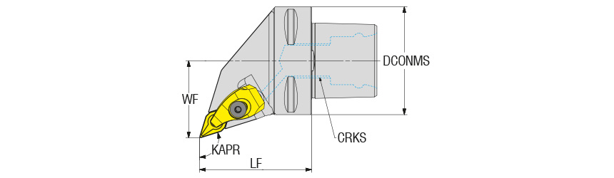 ISO 26623-1 / Polygon Shank Veldon Şaftlı Takım Tutucu | AKKO AC4