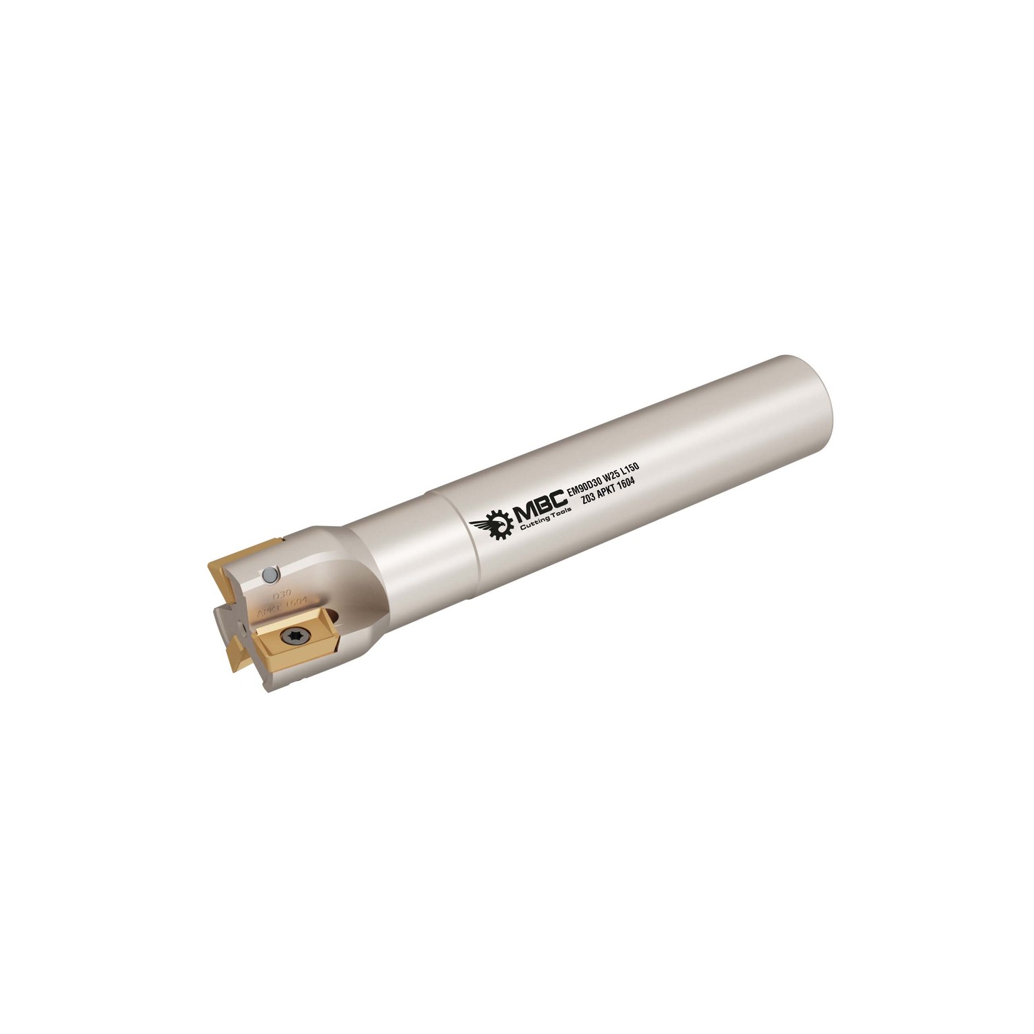 EM90 D30 W25 L100 Z03 AP..1604 ISO Şaftlı Tarama Kafası