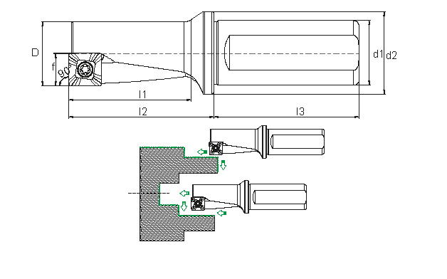 U-Drill - SMCR/L XCMT (TGTC Elmasa Uygundur)