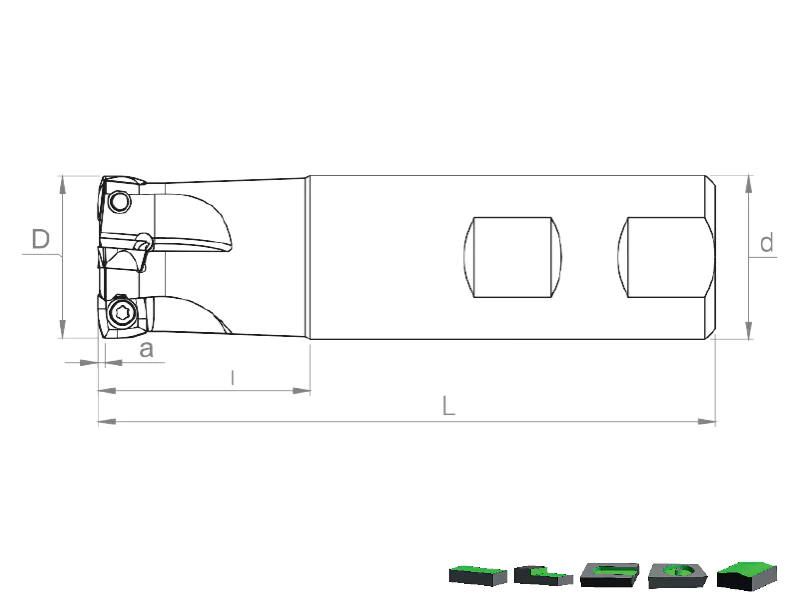 High Feed Saplı Taramalar - HST SDMT 09T3